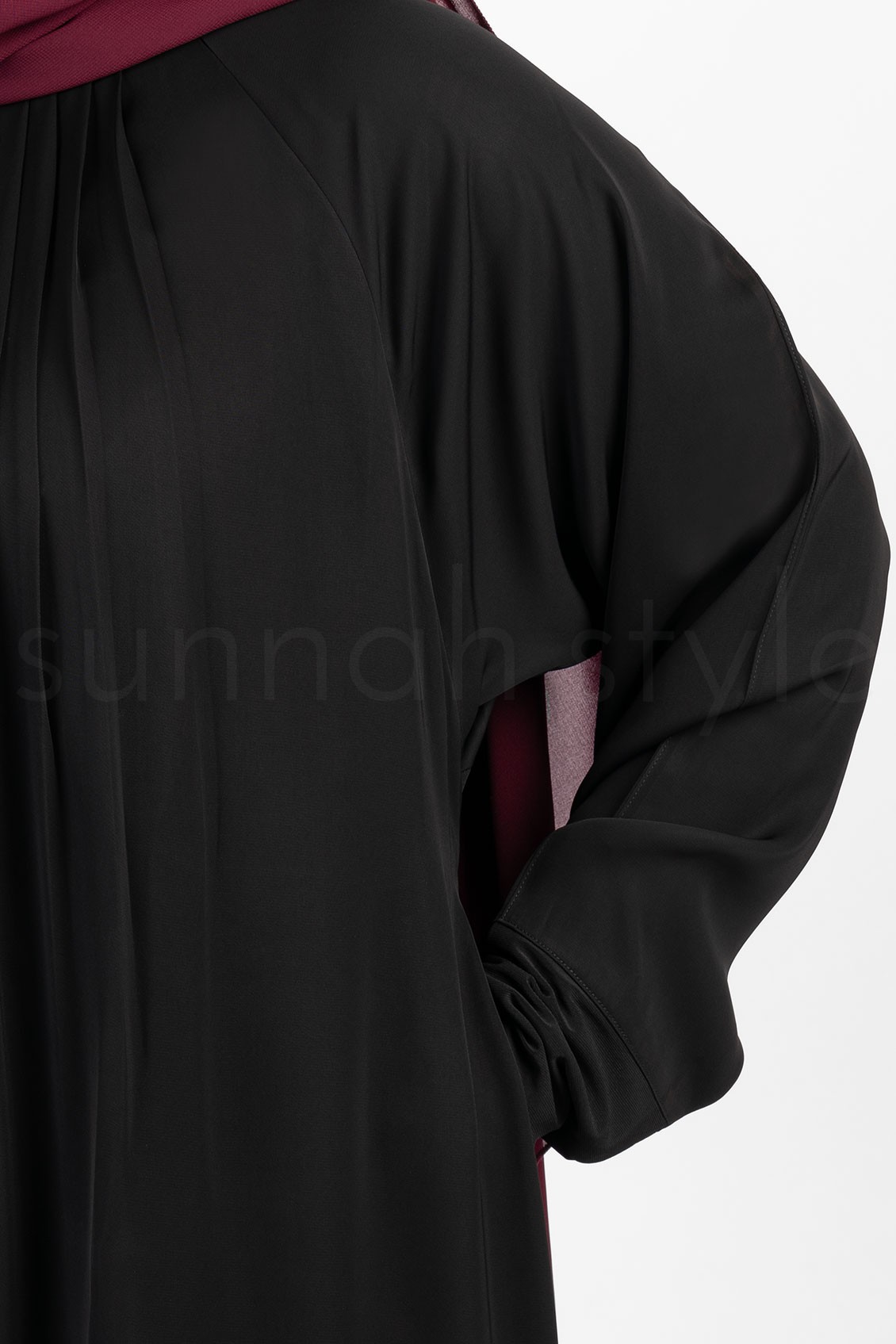 Sunnah Style Simplicity Umbrella Abaya Black